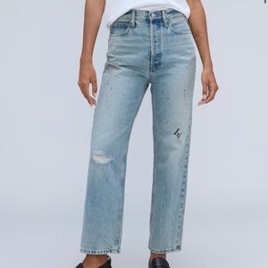 Everlane The Rigid Way-High® Jean in Paint Splatter